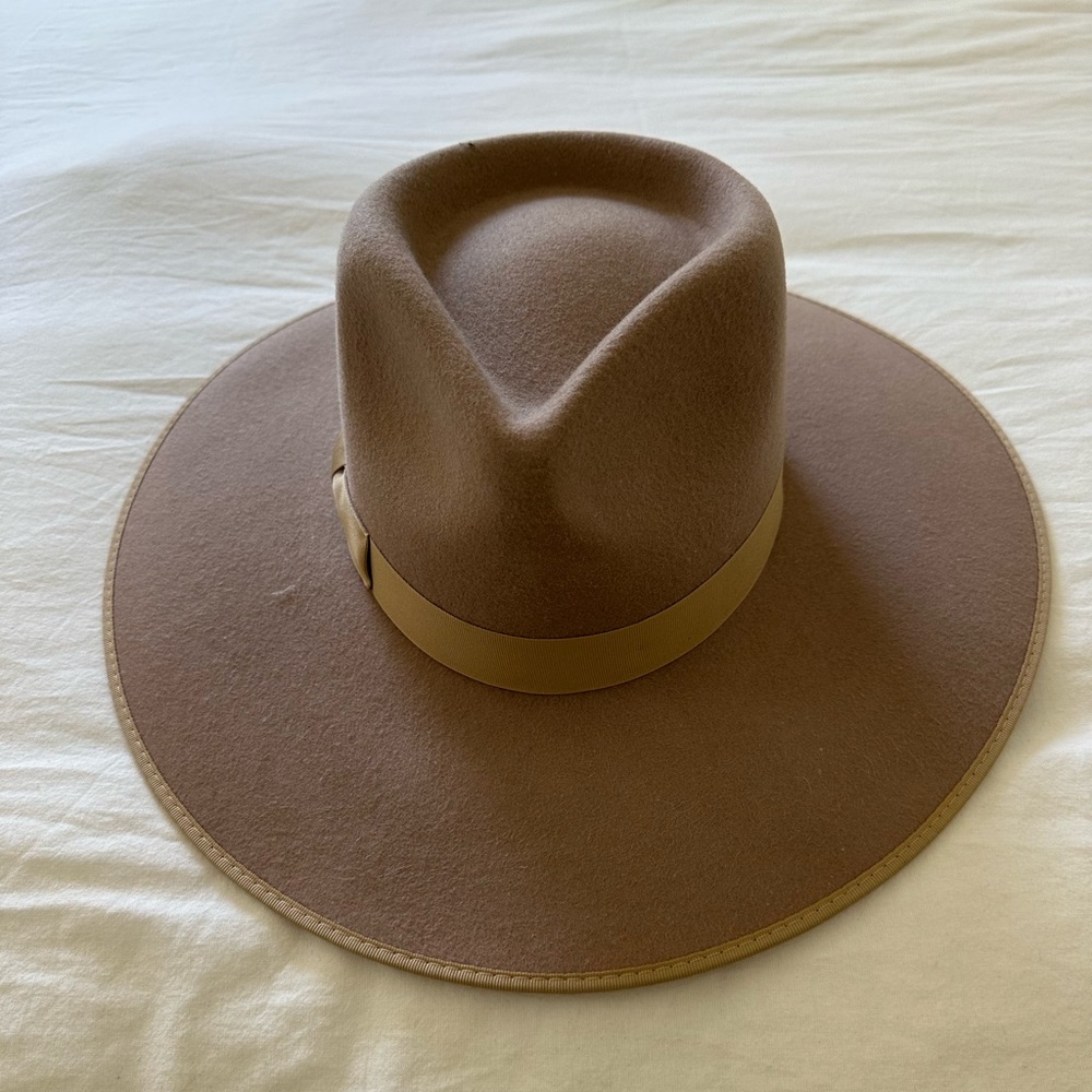 Lack Of Color “Fawn Rancher” Wool Wide Brim Hat